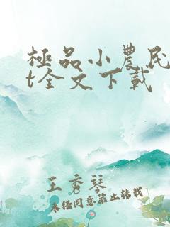 极品小农民txt全文下载