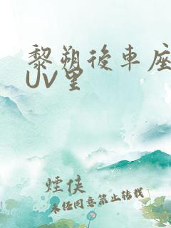黎朔后车座上SUV里