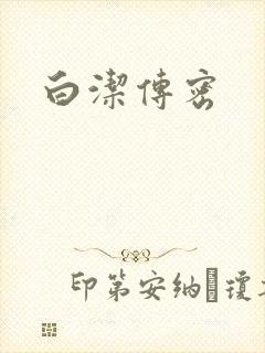 白洁传密