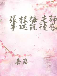 张桂梅老师先进事迹观后感500字