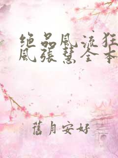 绝品风流狂医林风张慧全本小说免费