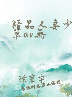 精品人妻少妇嫩草av无