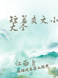 短篇爽文小说集大全