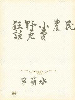狂野小农民 小说免费