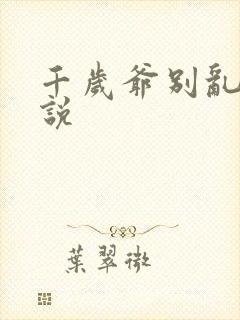 千岁爷别乱来小说
