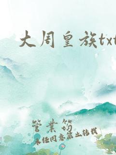 大周皇族txt