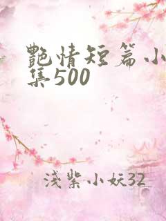艳情短篇小说合集500