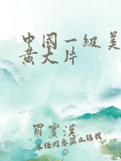 中国一级美女特黄大片