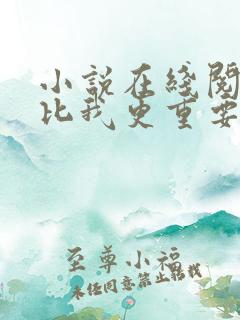 小说在线阅读你比我更重要
