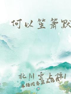 何以笙箫默小说