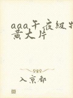 aaa午夜级特黄大片