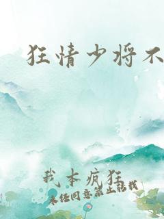 狂情少将不良妻