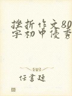 挫折作文800字初中优秀作文记叙文
