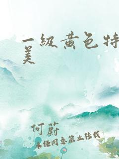 一级黄色特黄欧美