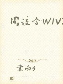 同流合W1V2