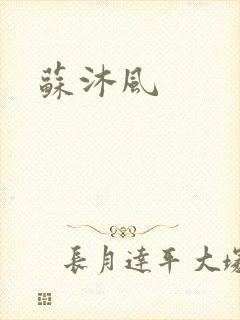 苏沐风