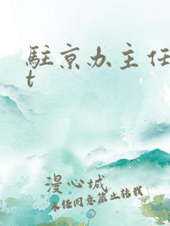 驻京办主任txt