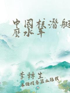 中国核潜艇是什么水平