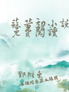 苏若初小说全文免费阅读