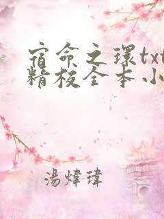 宿命之环txt精校全本小说下载