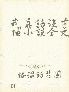 我真的没有引诱他小说全文免费阅读笔趣阁