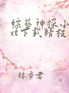 综艺神探小说txt下载精校版