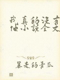 我真的没有引诱他小说全文免费阅读笔趣阁