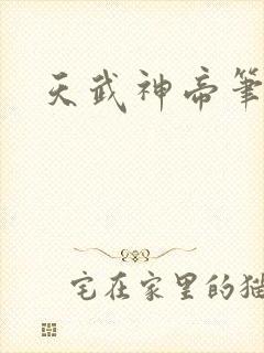 天武神帝笔趣阁