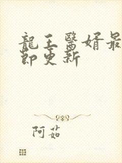 龙王医婿最新章节更新