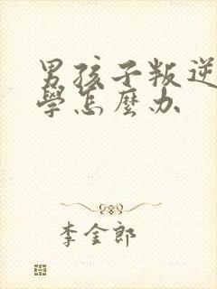 男孩子叛逆期厌学怎么办