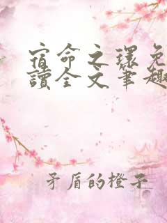 宿命之环免费阅读全文笔趣阁