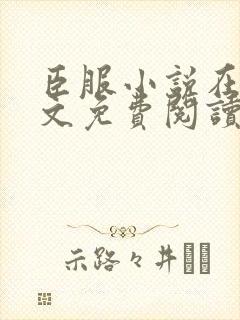 臣服小说在线全文免费阅读笔趣阁无弹窗