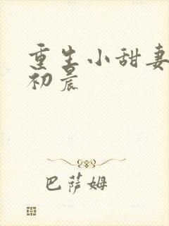 重生小甜妻 慕初晨