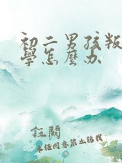初二男孩叛逆上学怎么办