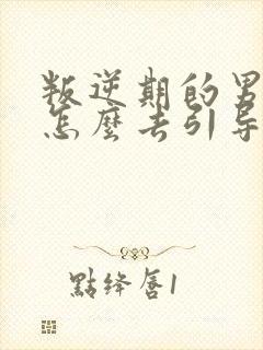 叛逆期的男孩子怎么去引导