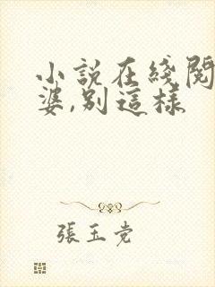 小说在线阅读老婆,别这样