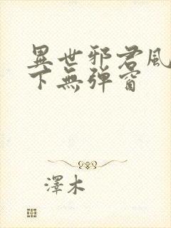 异世邪君风凌天下无弹窗