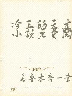 冷王的天才宠妃小说免费阅读