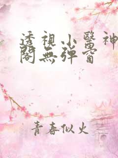 透视小医神笔趣阁无弹窗