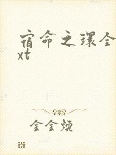 宿命之环全文txt