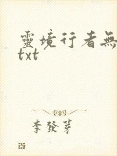 灵境行者无错版txt