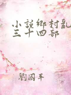 小说乡村乱情第三十四部