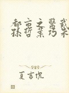 都市之医武双修孙哲叶巧朱颜