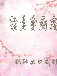 江善盛元帝的小说免费阅读无弹窗