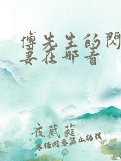 傅先生的闪婚甜妻在哪看