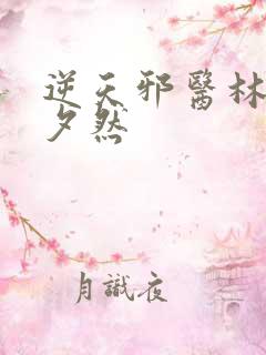 逆天邪医林辰苏夕然