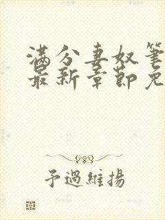 满分妻奴笔趣阁最新章节免费阅读全文