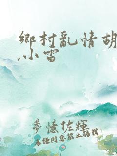 乡村乱情胡秀英,小雷