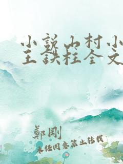 小说山村小神医王铁柱全文免费阅读