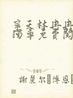 宁天林冉冉医武独尊免费阅读
